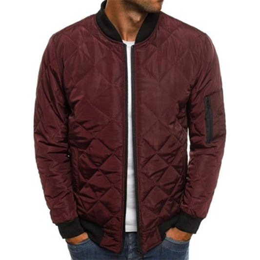 Gary | Quilted Bomber Jacket with Sleeve Pocket