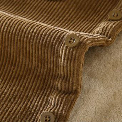 John | Corduroy Winter Jacket with Fleece Lining