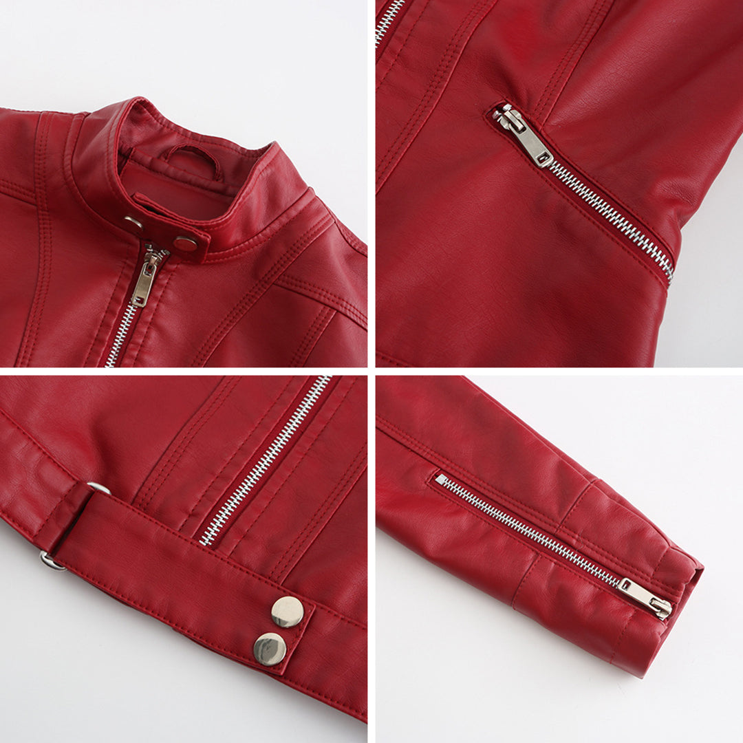 Aria | Women's Leather Jacket with Classic Design