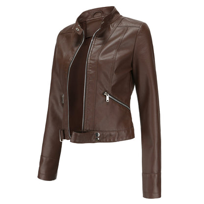Aria | Women's Leather Jacket with Classic Design