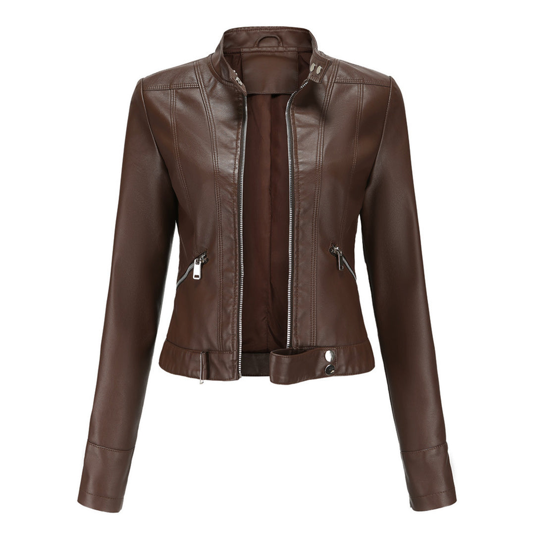 Aria | Women's Leather Jacket with Classic Design