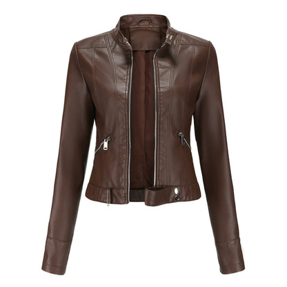 Aria | Women's Leather Jacket with Classic Design