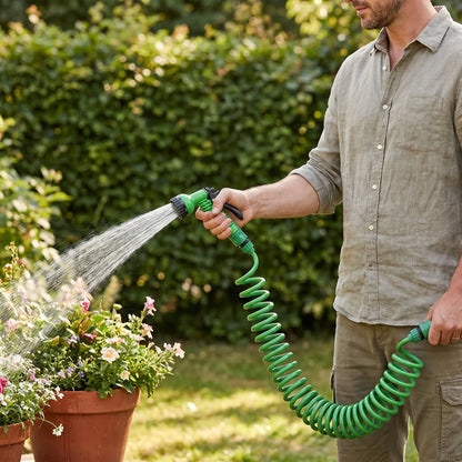 Smart | Expandable Spiral Garden Hose with Hose Connector