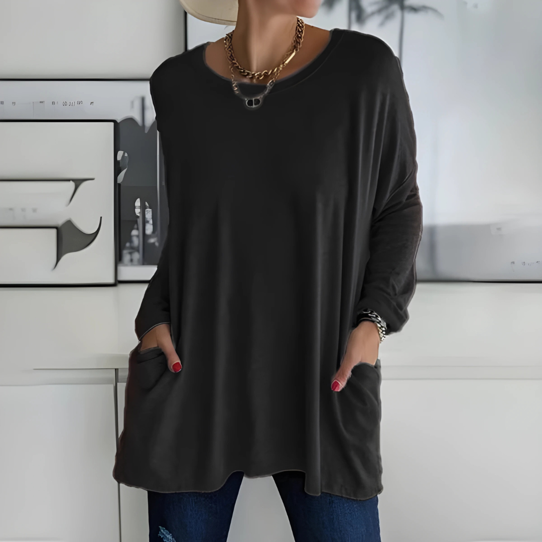 Ariah | Relaxed Long Sleeve Top
