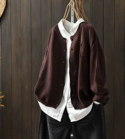 Gwendolyn | Relaxed Cardigan with Button Front