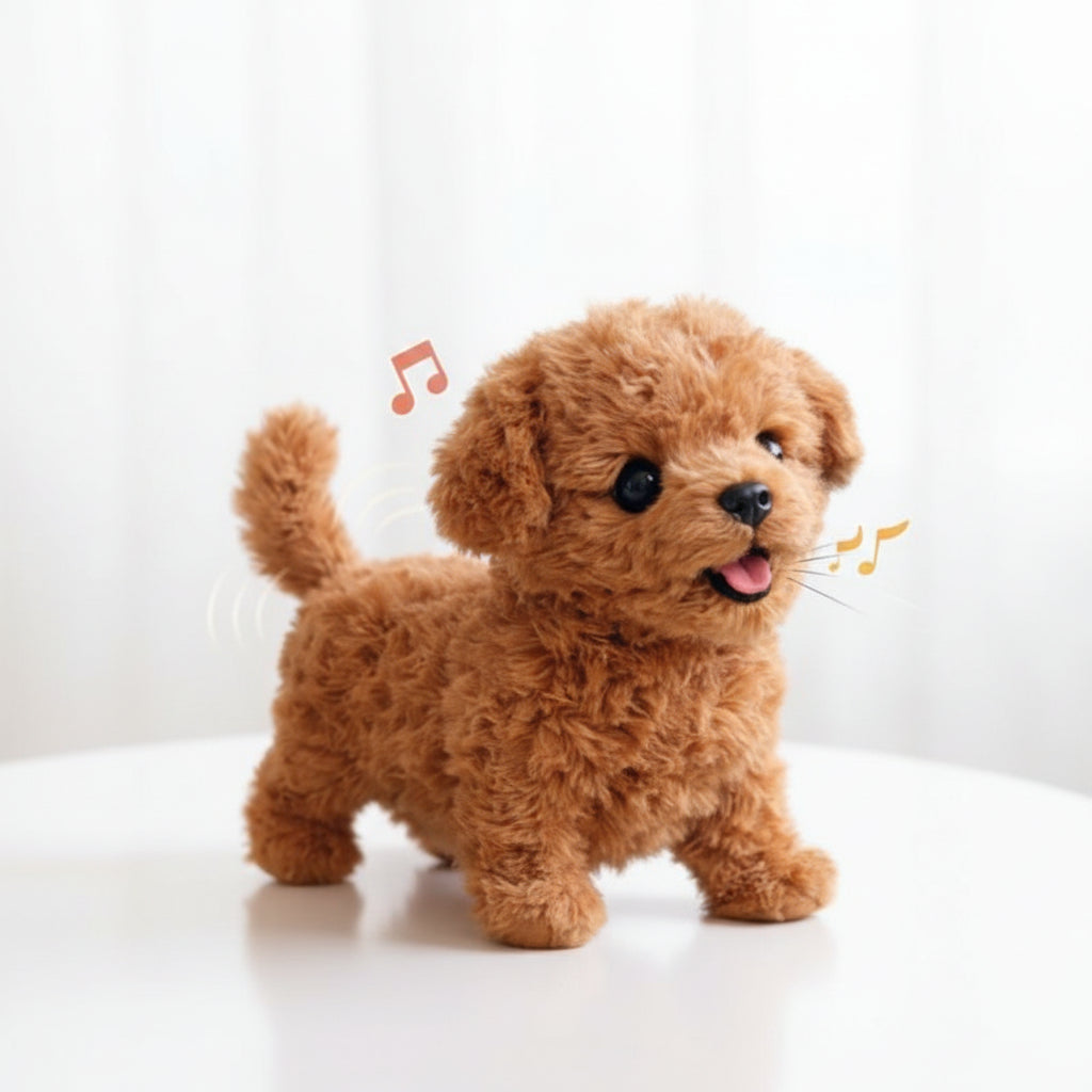 Gregory | Interactive Plush Puppy Toy with Walking and Barking