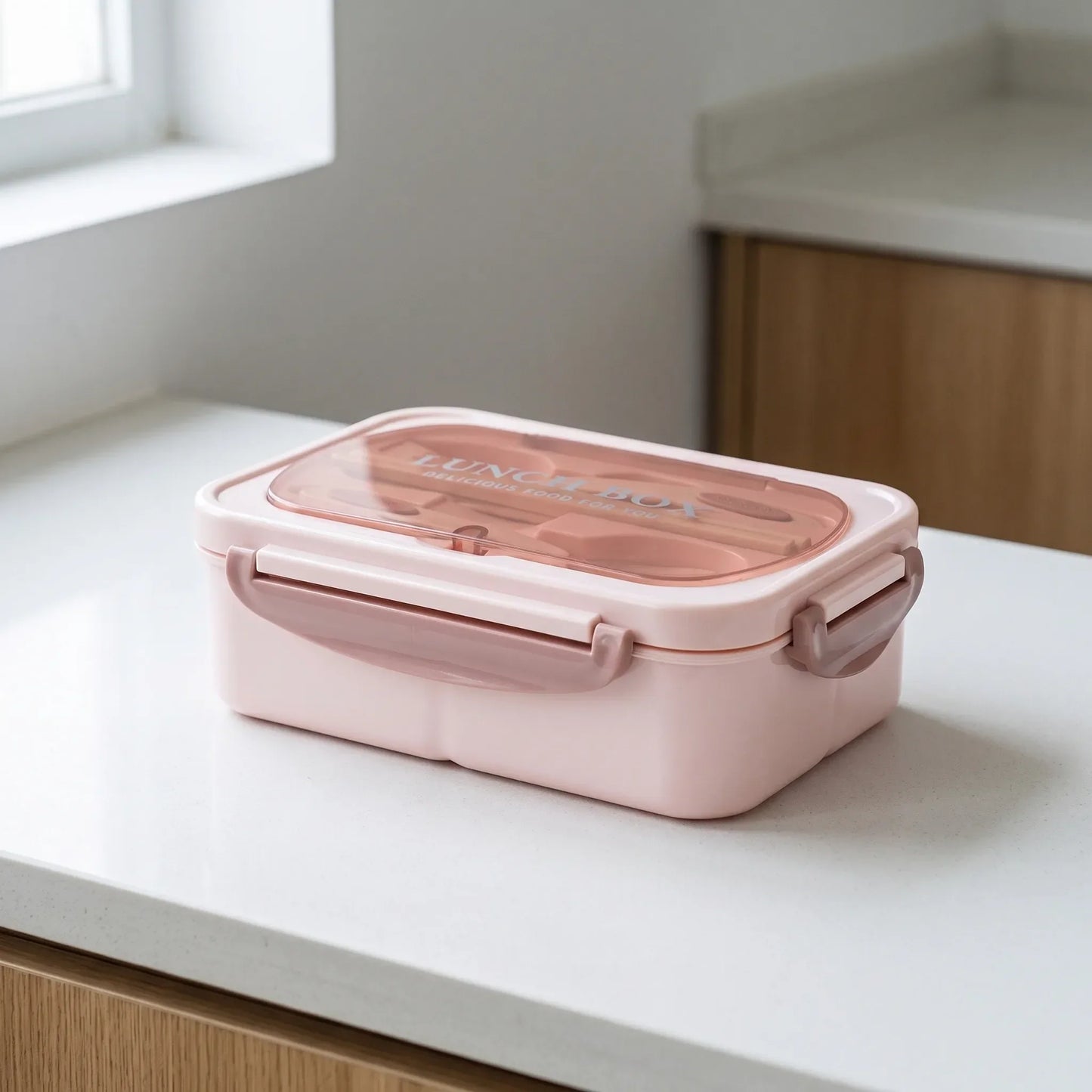 Beau | Divided Meal Prep Container with Rectangular Design