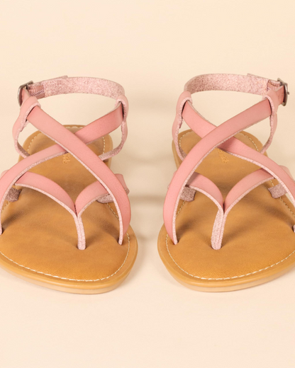 Noelle | Women’s chic toe loop sandals with ankle strap
