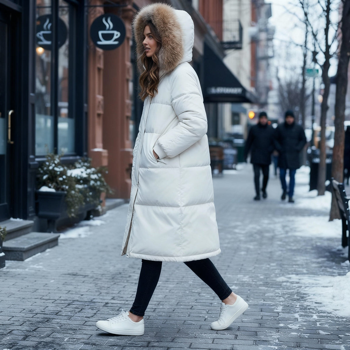 Evelyn | Women's Chic Quilted Jacket with Hood