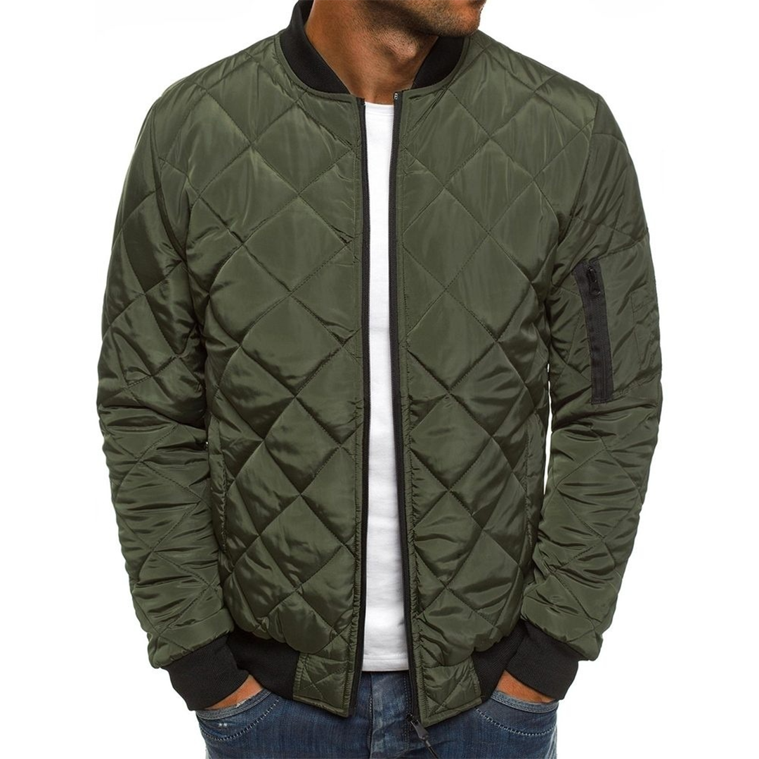 Gary | Quilted Bomber Jacket with Sleeve Pocket