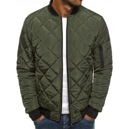 Gary | Quilted Bomber Jacket with Sleeve Pocket