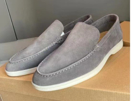 Axel | Men’s Suede Slip-On Moc-Toe Loafers | Classic