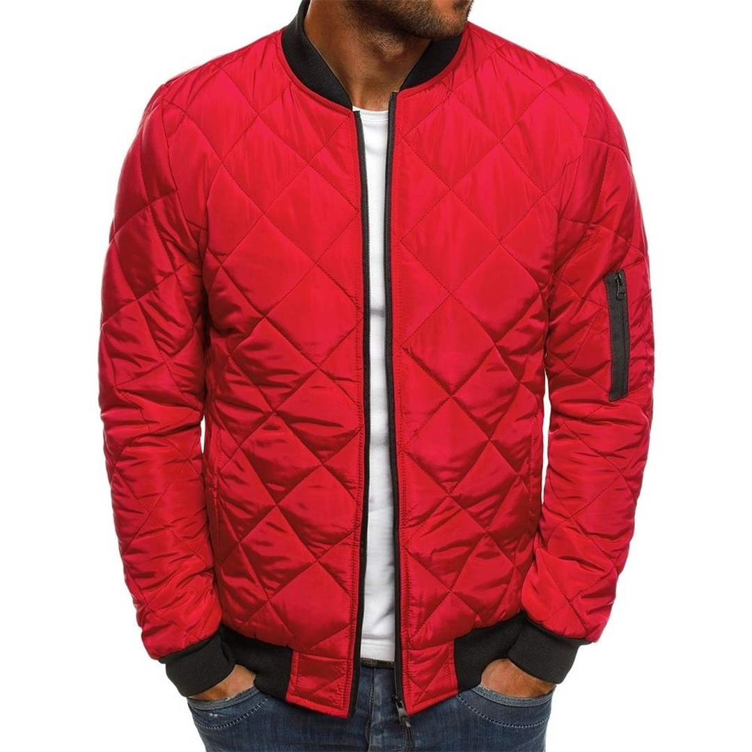 Gary | Quilted Bomber Jacket with Sleeve Pocket