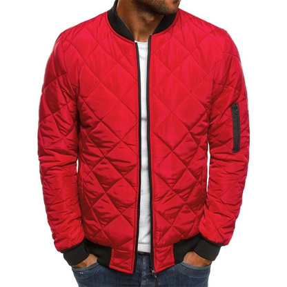 Gary | Quilted Bomber Jacket with Sleeve Pocket