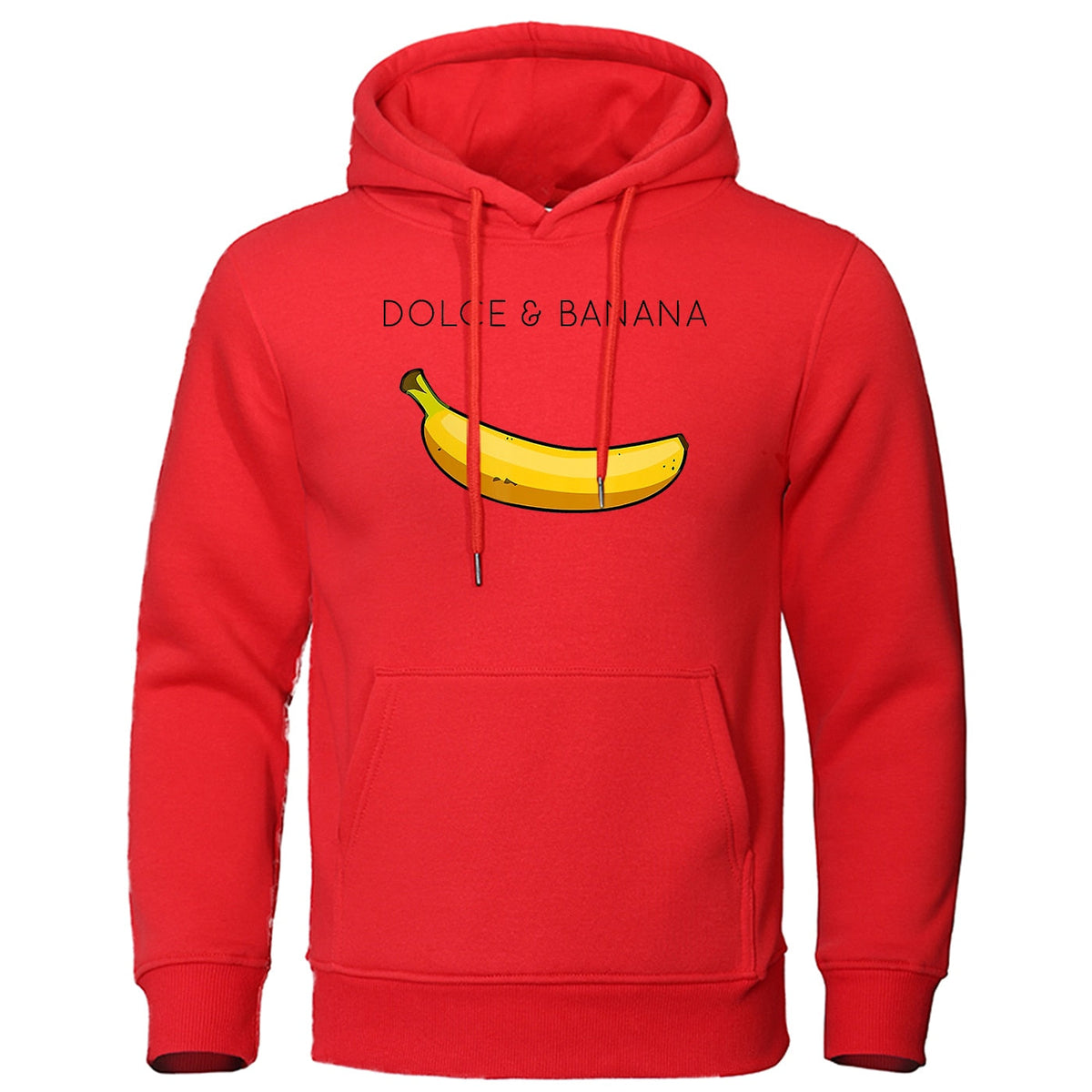 Theodore | Hoodie with Banana Print and Kangaroo Pocket