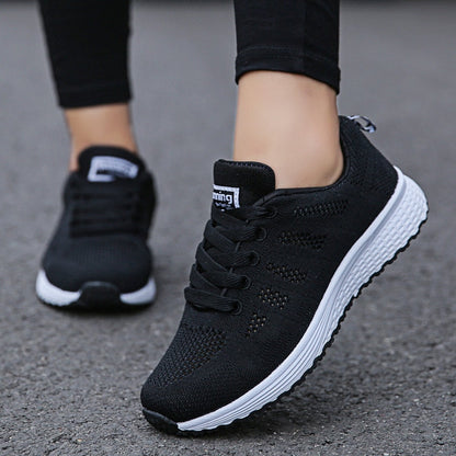 Aurora | Knit Lace-Up Sneakers with Lightweight Design