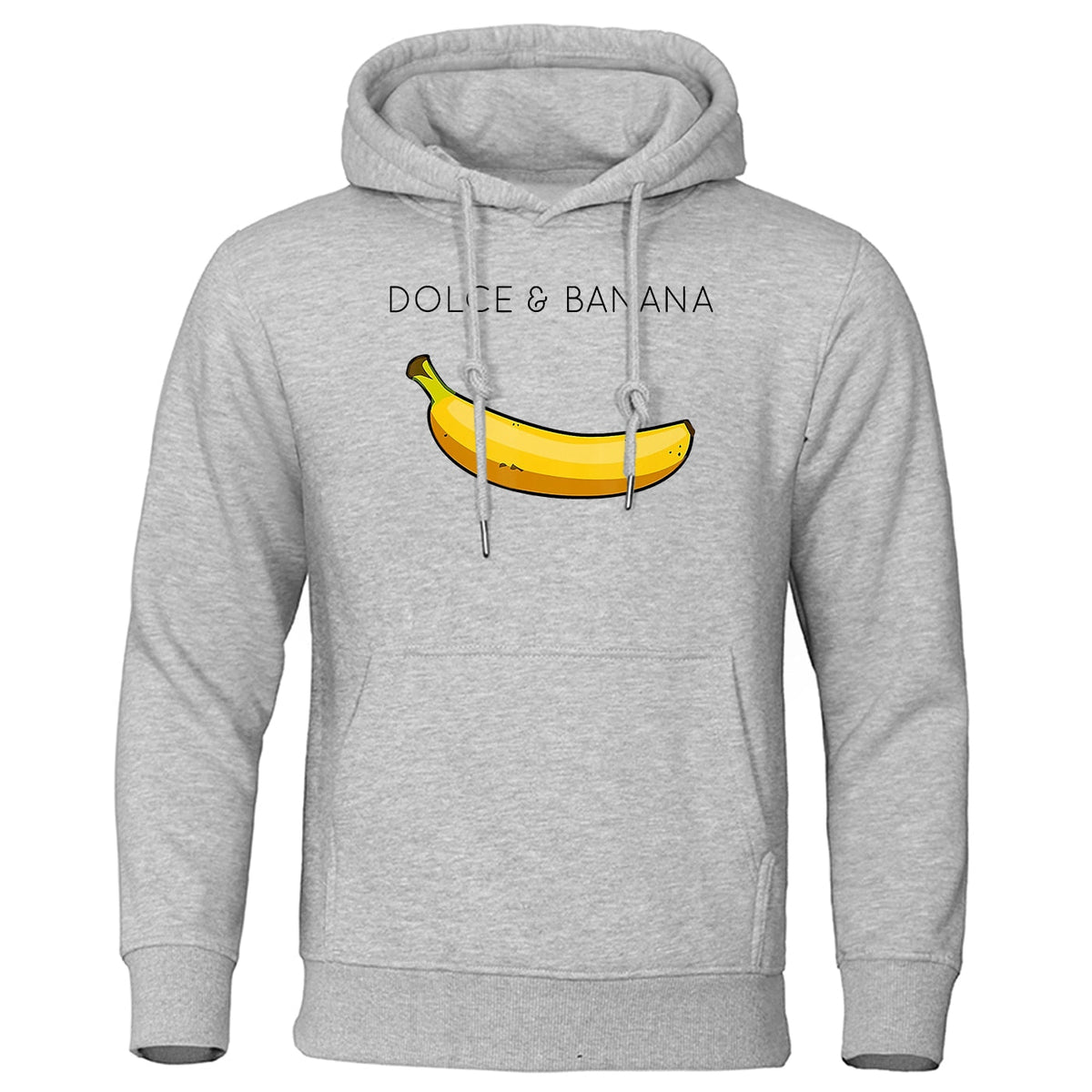 Theodore | Hoodie with Banana Print and Kangaroo Pocket
