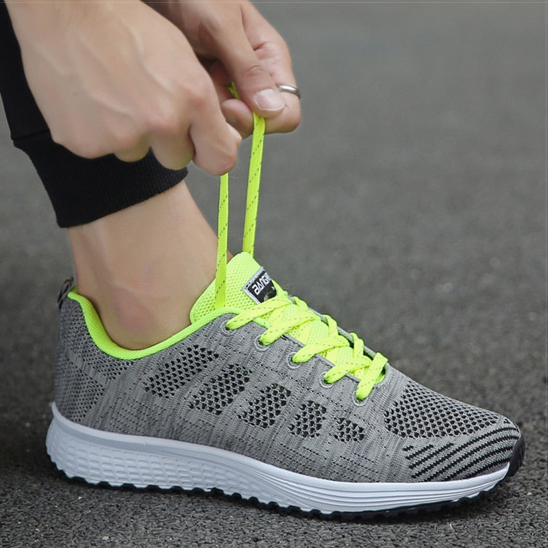 Aurora | Knit Lace-Up Sneakers with Lightweight Design