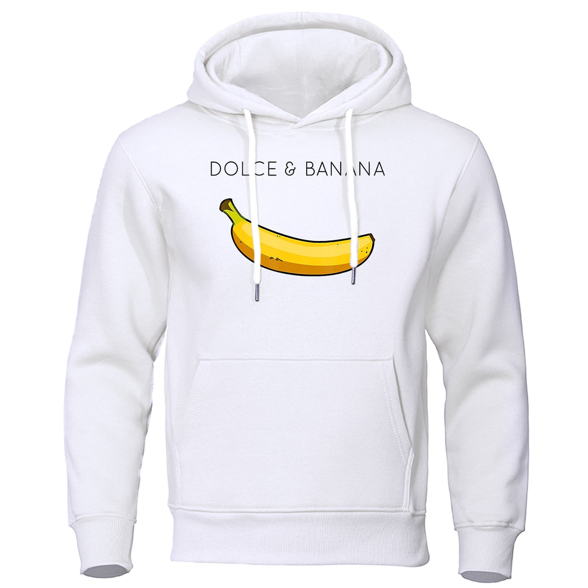 Theodore | Hoodie with Banana Print and Kangaroo Pocket