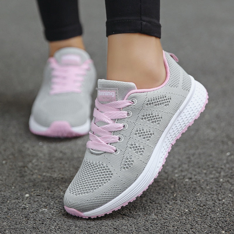 Aurora | Knit Lace-Up Sneakers with Lightweight Design