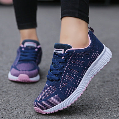 Aurora | Knit Lace-Up Sneakers with Lightweight Design