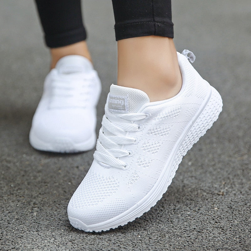 Aurora | Knit Lace-Up Sneakers with Lightweight Design