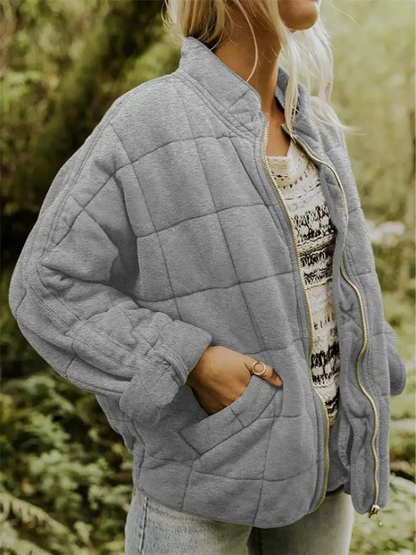 Susan | Women's Quilted Jacket with Stand Collar