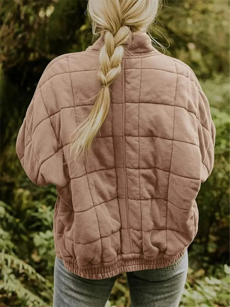 Susan | Women's Quilted Jacket with Stand Collar