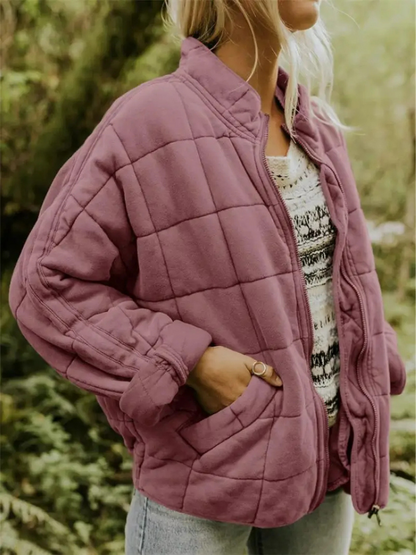 Susan | Women's Quilted Jacket with Stand Collar