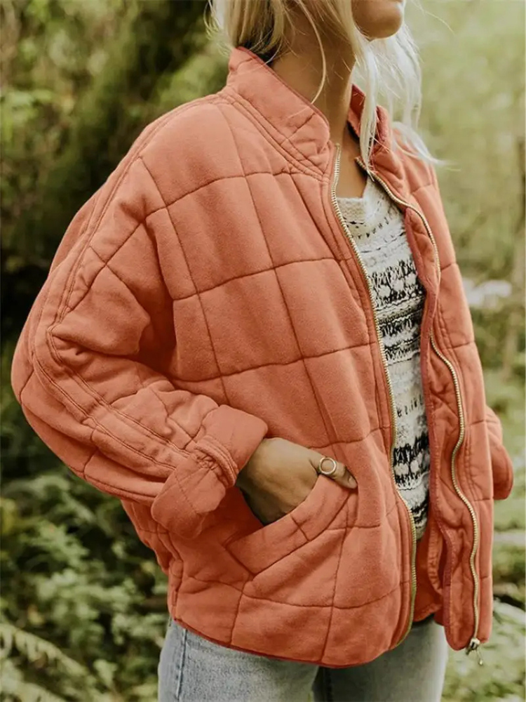 Susan | Women's Quilted Jacket with Stand Collar