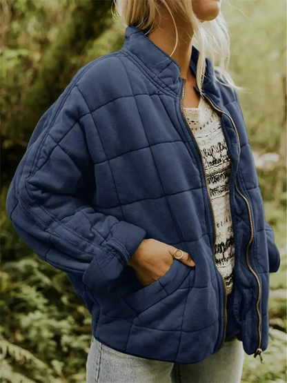Susan | Women's Quilted Jacket with Stand Collar
