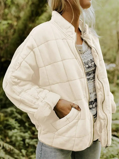 Susan | Women's Quilted Jacket with Stand Collar