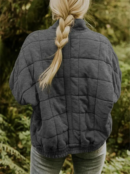 Susan | Women's Quilted Jacket with Stand Collar