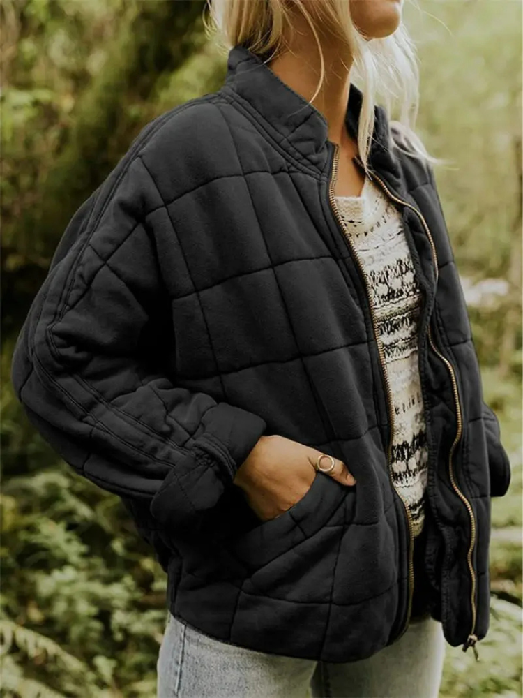 Susan | Women's Quilted Jacket with Stand Collar