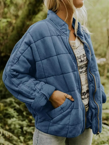 Susan | Women's Quilted Jacket with Stand Collar