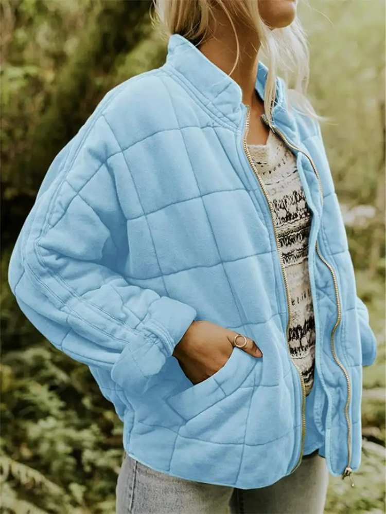 Susan | Women's Quilted Jacket with Stand Collar