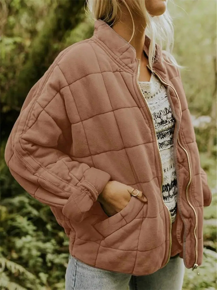 Susan | Women's Quilted Jacket with Stand Collar