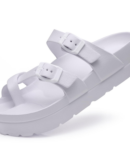 Rosalie | Women’s comfort platform sandals with buckle straps