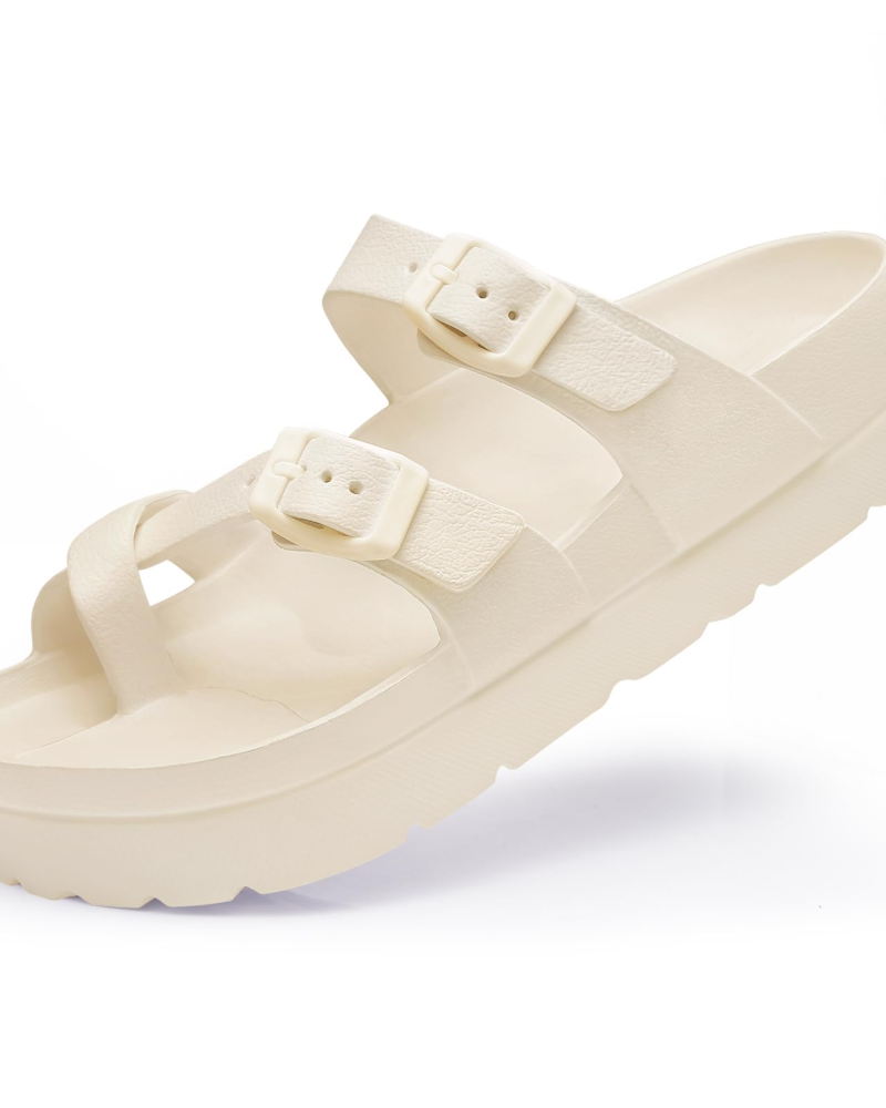 Rosalie | Women’s comfort platform sandals with buckle straps