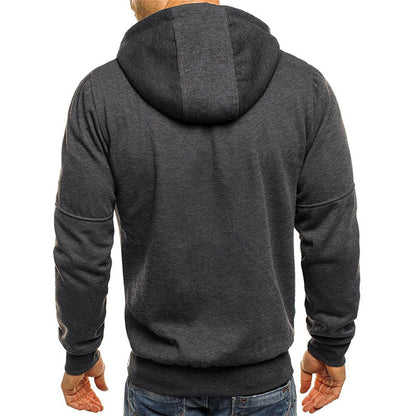 Ryan | Men's Casual Zip-Up Hoodie with Chest Zip Pocket