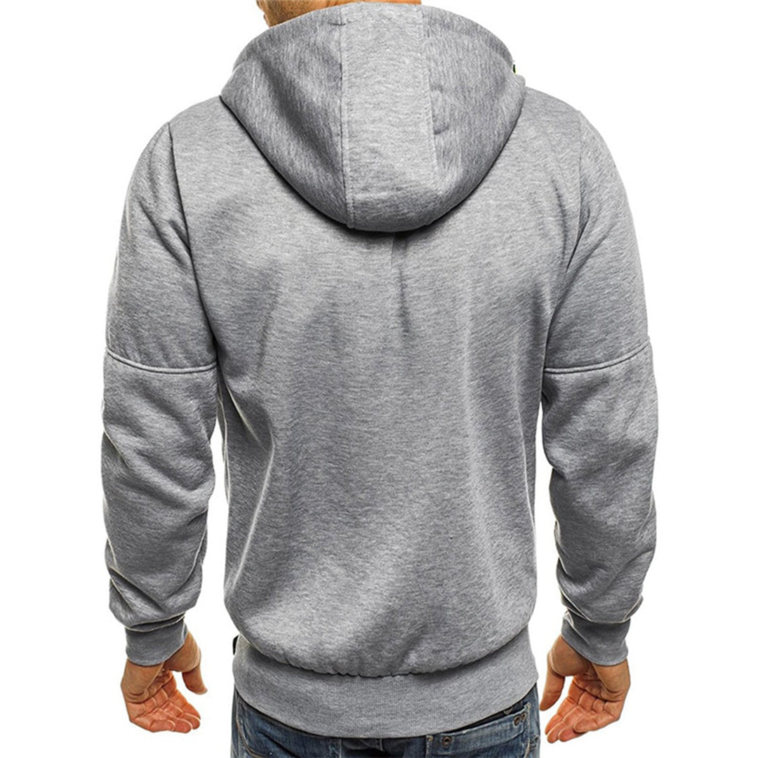 Ryan | Men's Casual Zip-Up Hoodie with Chest Zip Pocket