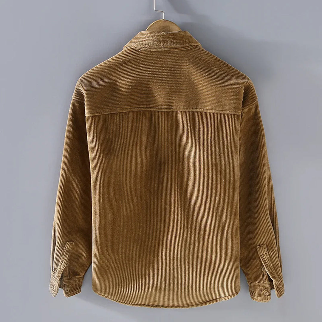 John | Corduroy Winter Jacket with Fleece Lining