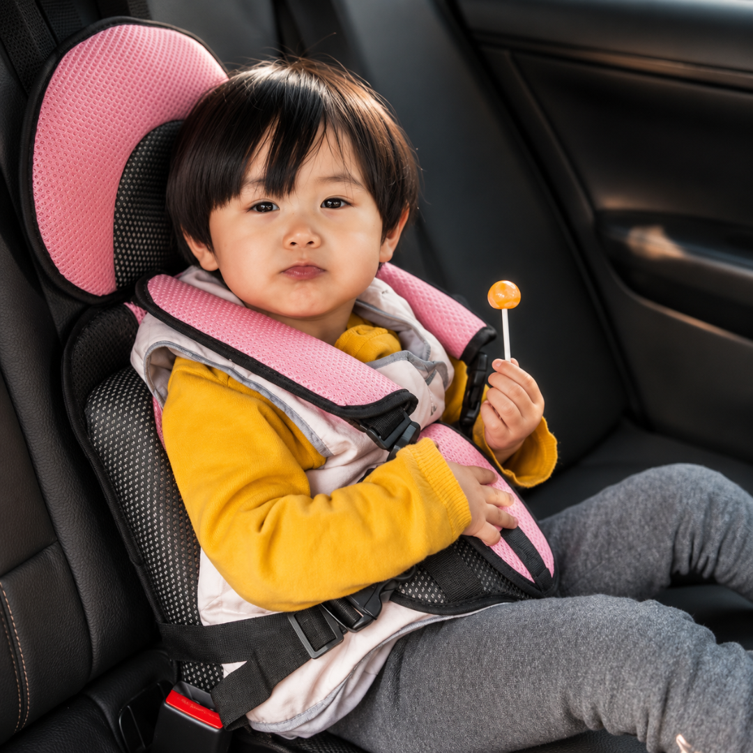 Jeffrey | Portable Travel Car Seat with Safety Harness