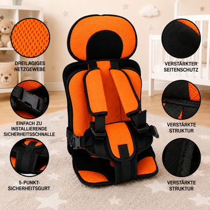 Jeffrey | Portable Travel Car Seat with Safety Harness