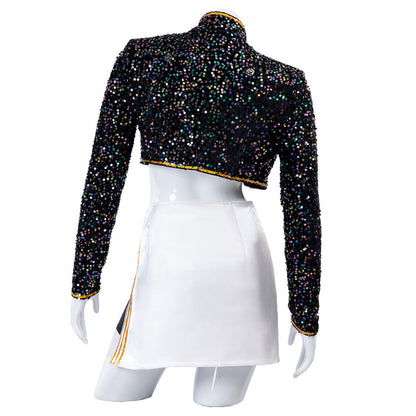 Demetria | Women's Kpop Hunter Halloween Costume with Stage Outfit