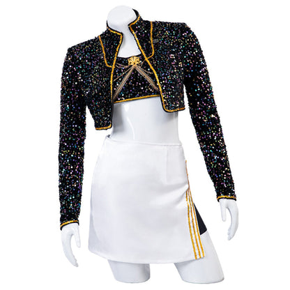 Demetria | Women's Kpop Hunter Halloween Costume with Stage Outfit