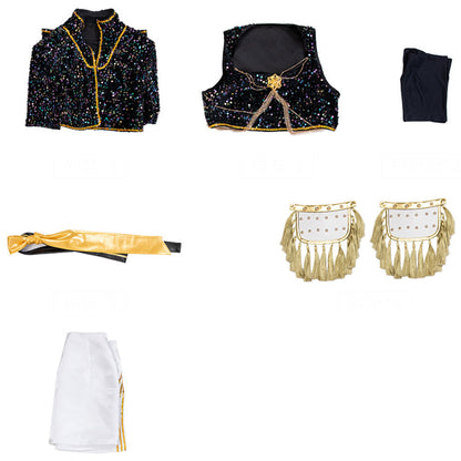 Demetria | Women's Kpop Hunter Halloween Costume with Stage Outfit