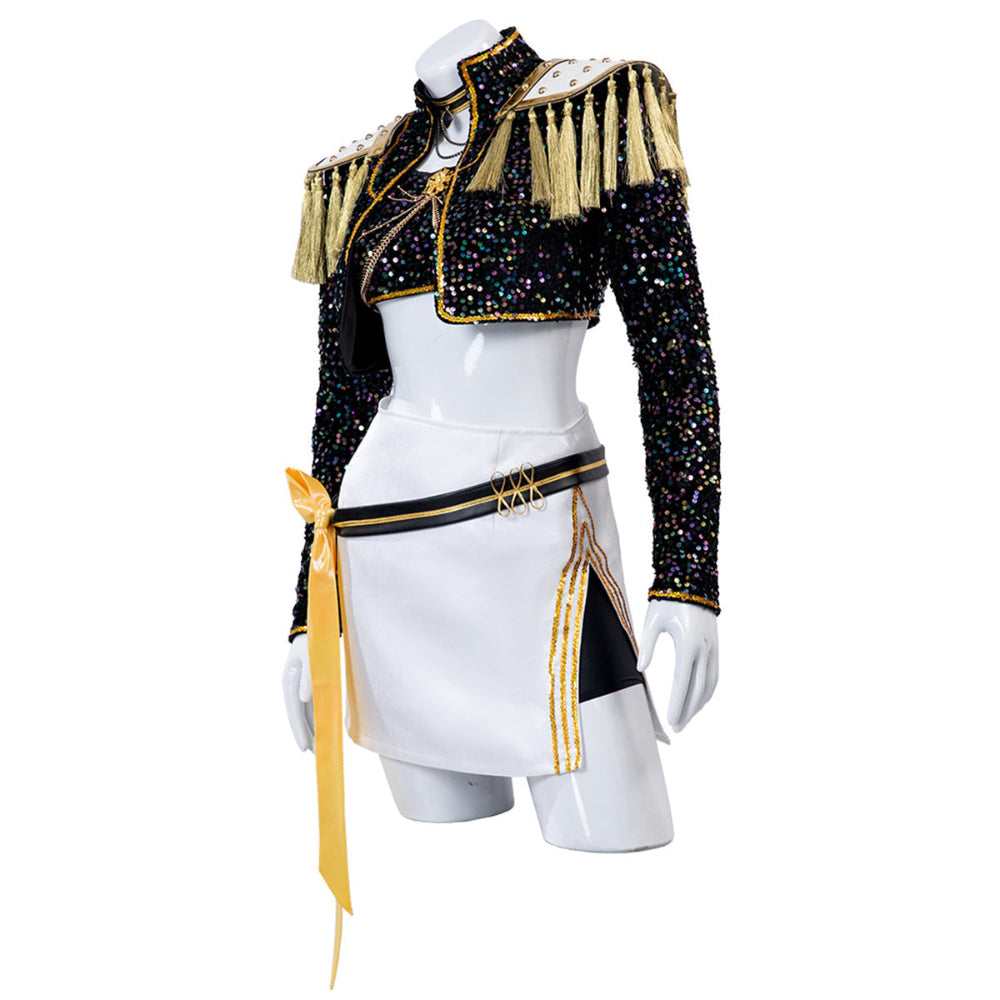 Demetria | Women's Kpop Hunter Halloween Costume with Stage Outfit