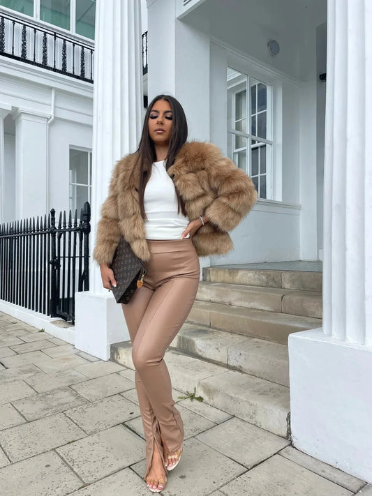 Deborah | Women's Short Faux Fur Jacket