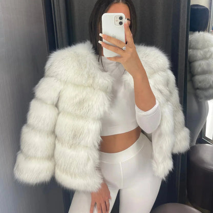 Deborah | Women's Short Faux Fur Jacket